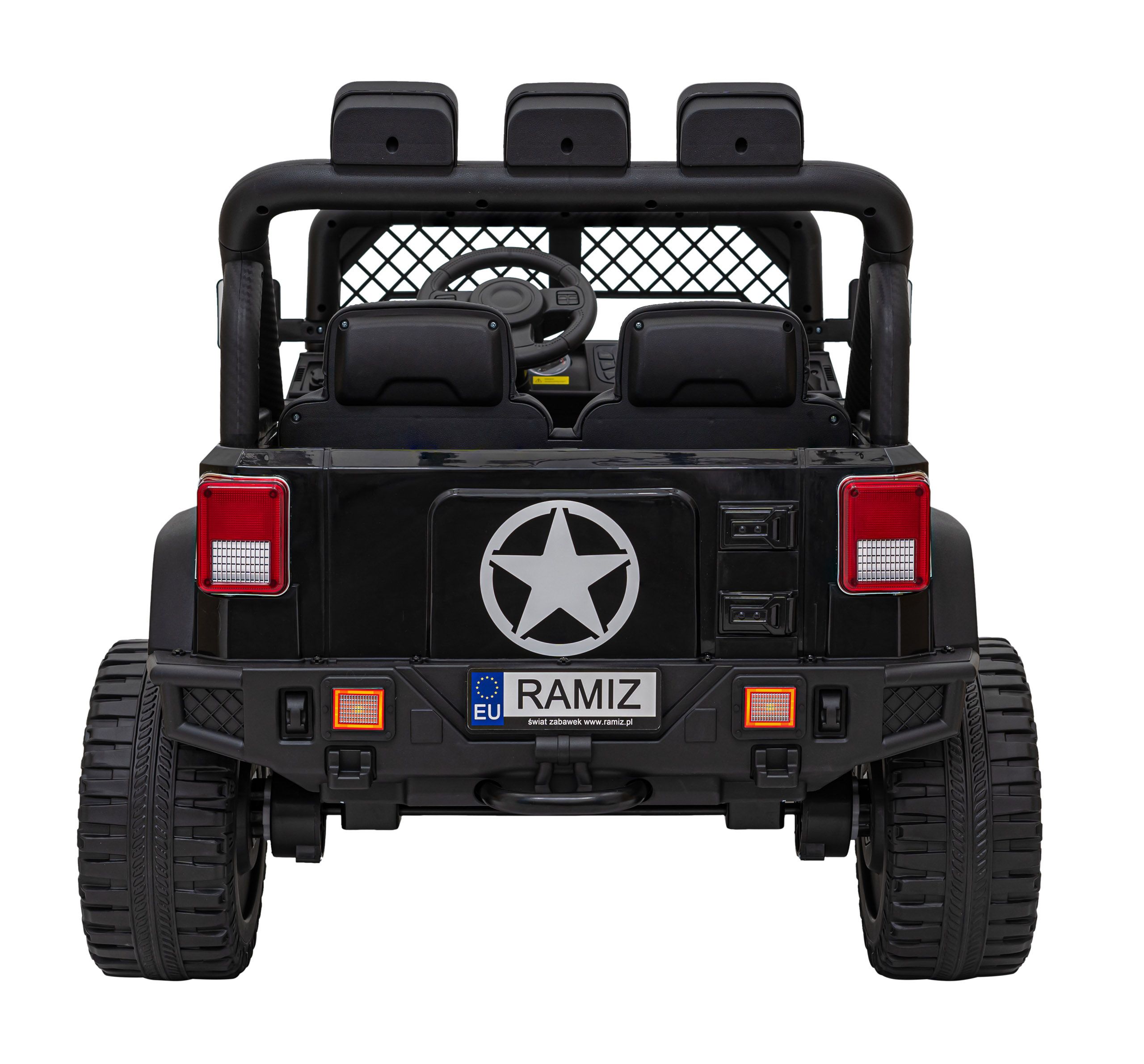 Autko terenowe Geoland Power dla 2 dzieci Czarny