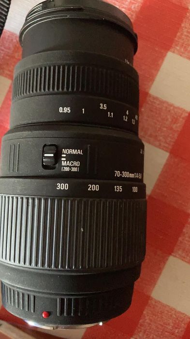 Sony AX350 + Lente Sigma DG 70/300 Macro