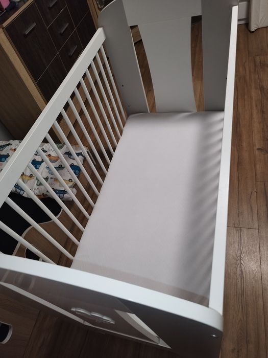 Łóżeczko dziecięce z materacem pianka-kokos 120x60