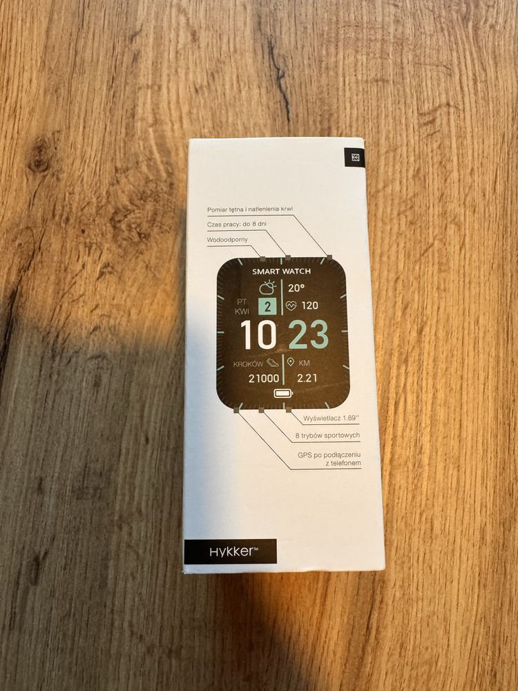 Smartwatch Hykker Nowy do iPhone i Android