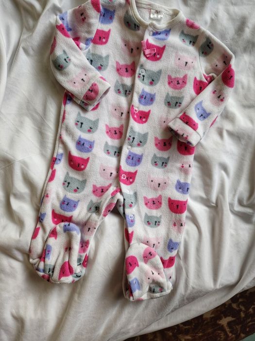 Флісовий чоловічок для дівчинки 3-6міс