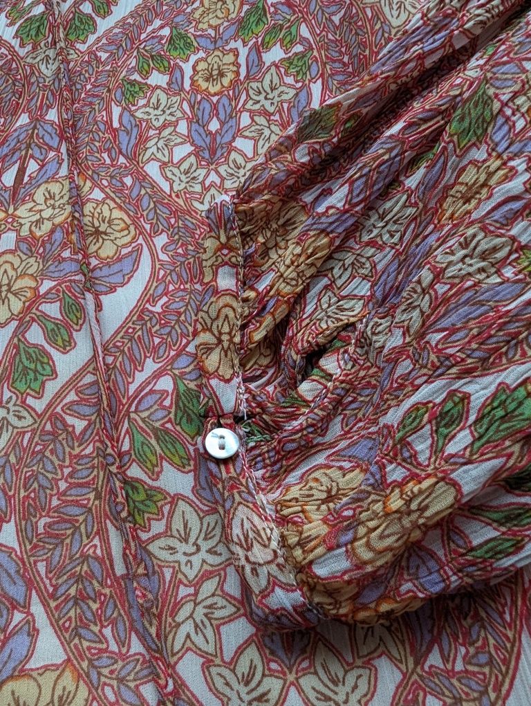 Zara Woman sukienka orientalna boho hippie