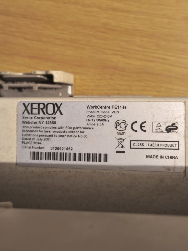 МФУ Xerox плюс картридж.
