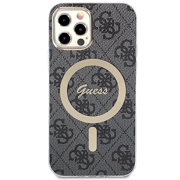 Etui Guess 4g Print MagSafe na iPhone 12 / iPhone 12 Pro + ładowarka i