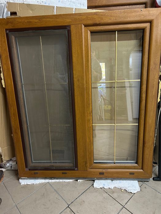 Okna plastikowe złoty DAB w dobrym stanie