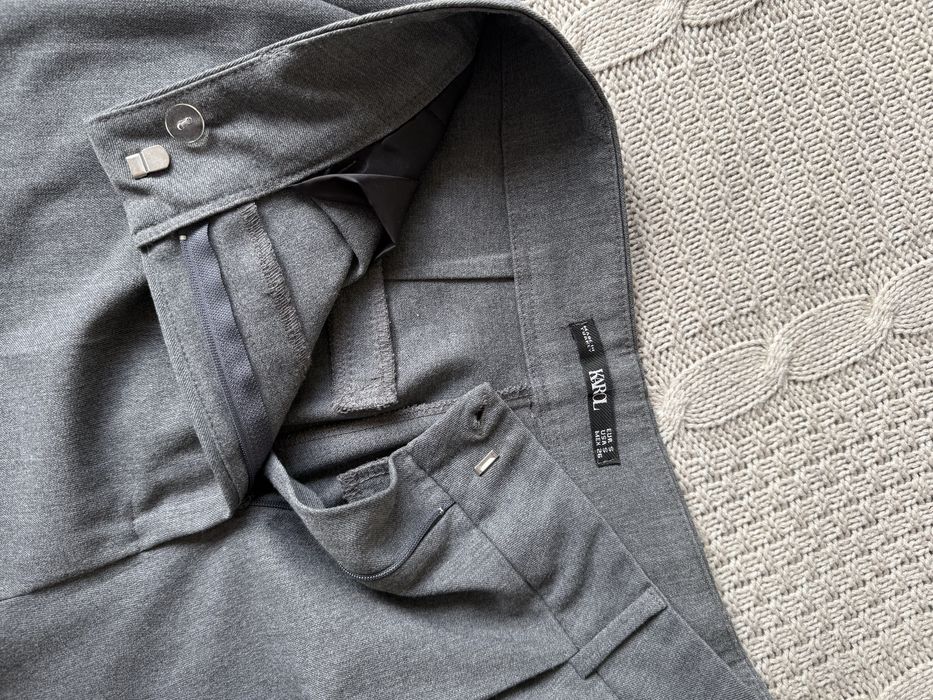 Сірі брюки палаццо в ідеальному стані