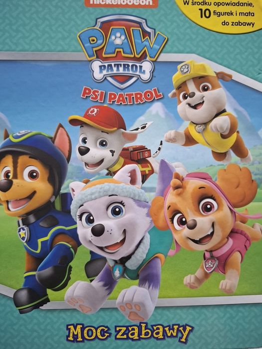 Zestaw zabawek i książek Psi Patrol