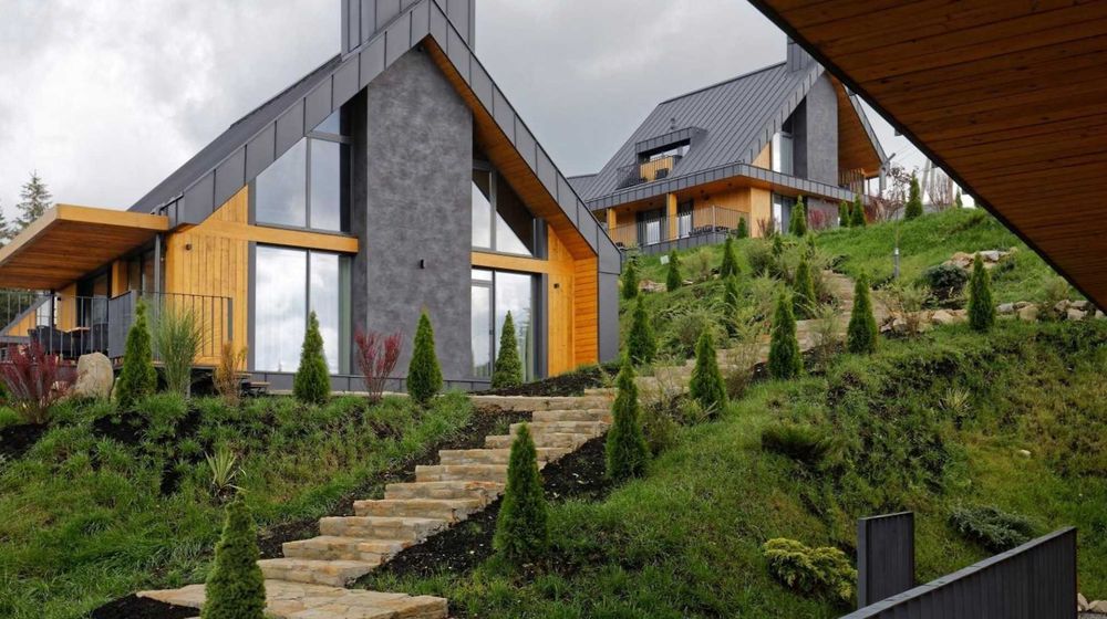 Преміальний котедж посеред лісу у Карпатах - Skogur