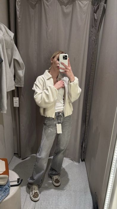 бомбер зара xs новый