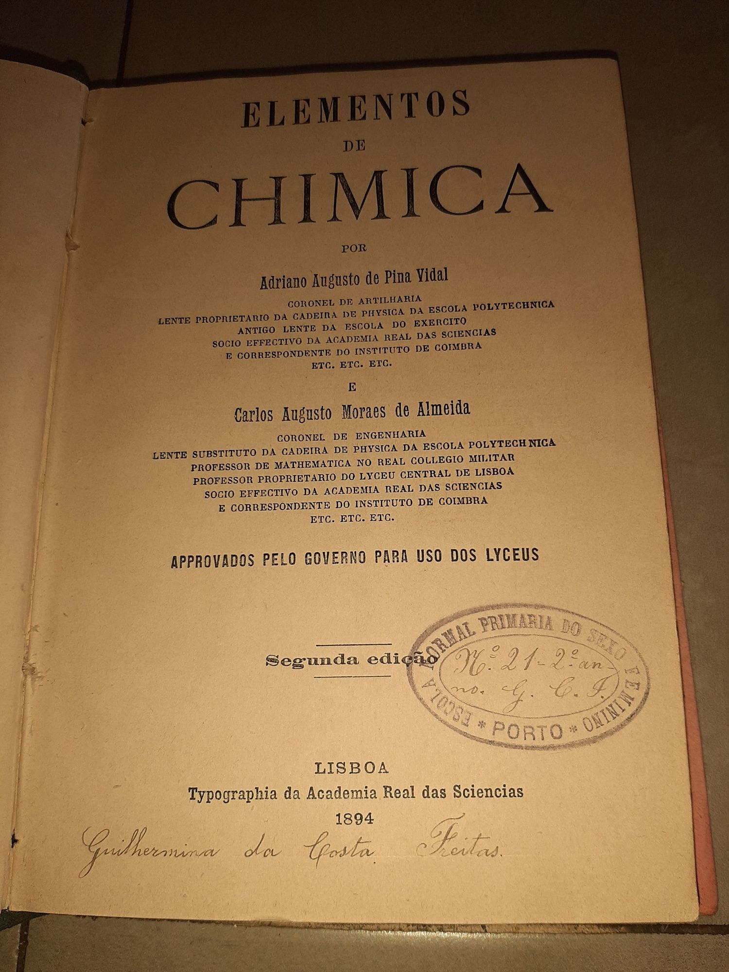Livro Raro Ano 1894