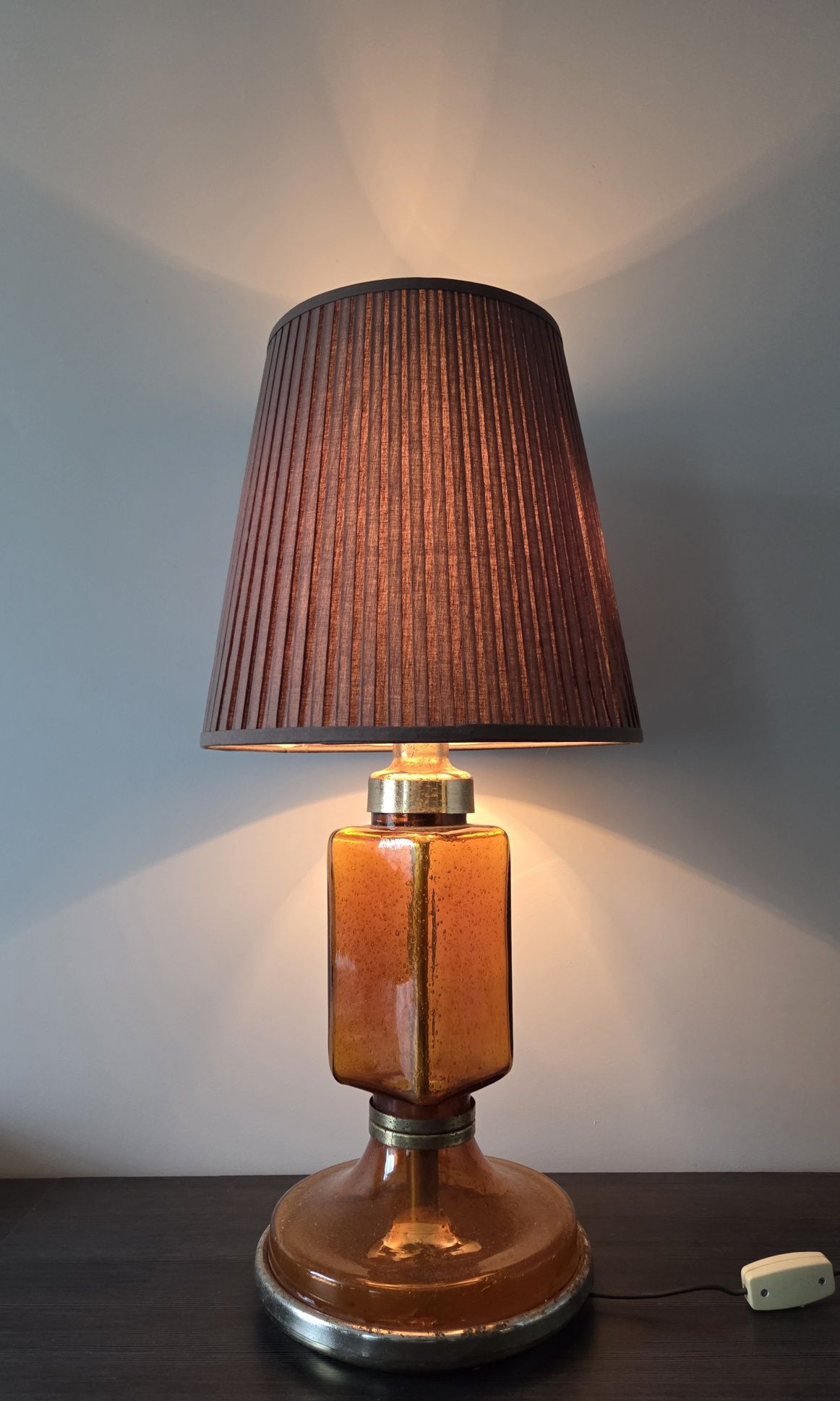 Szklana lampa ZSO Polam Poznań