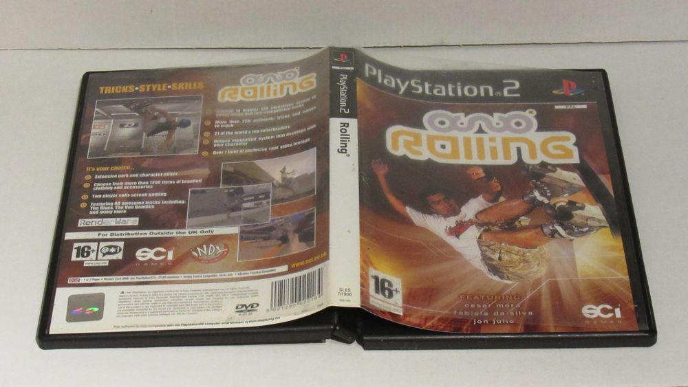 Jogo Playstation 2 PS2 Rolling completo