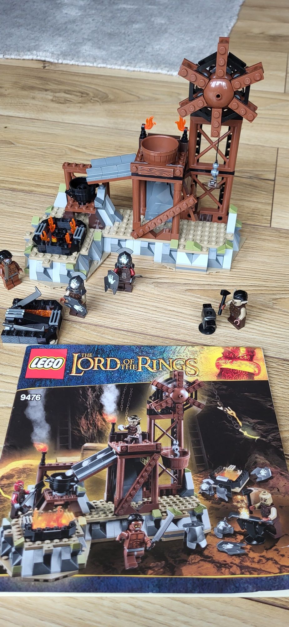 Lego 9476 Lord of the Rings kuźnia orków.