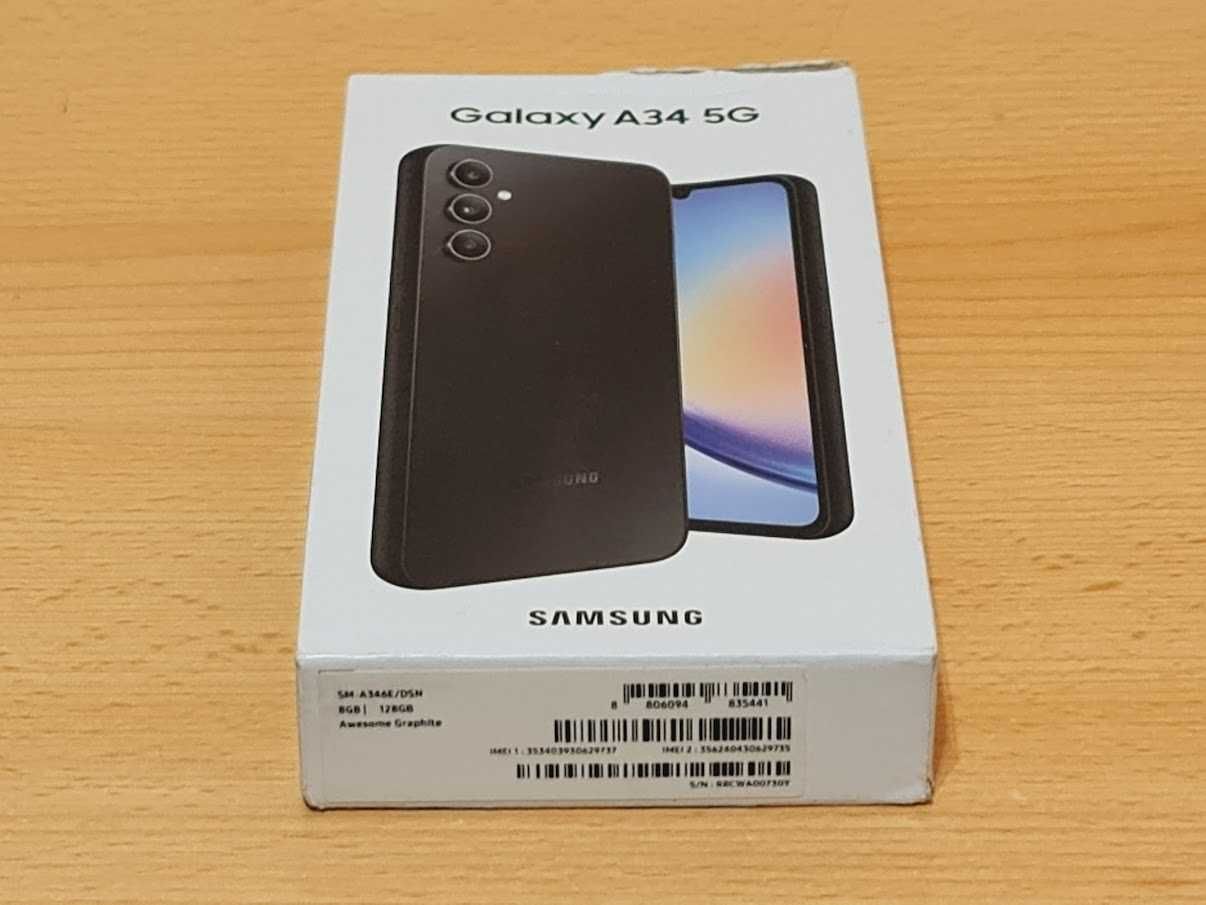 Новий запакований смартфон Samsung Galaxy A34 5G NFC 8/128GB SM-A346EZ