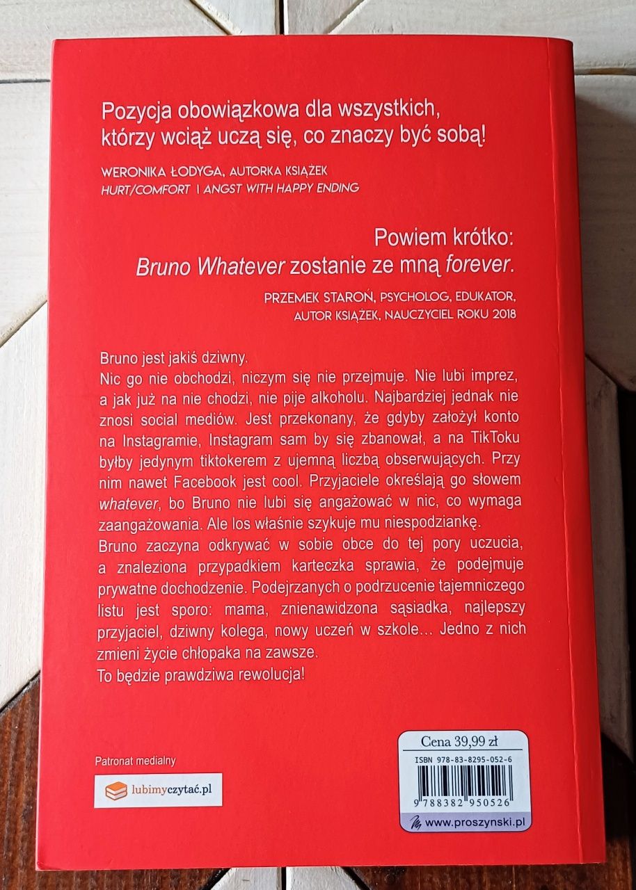 Książka"Bruno Whatever" Leo Gramski