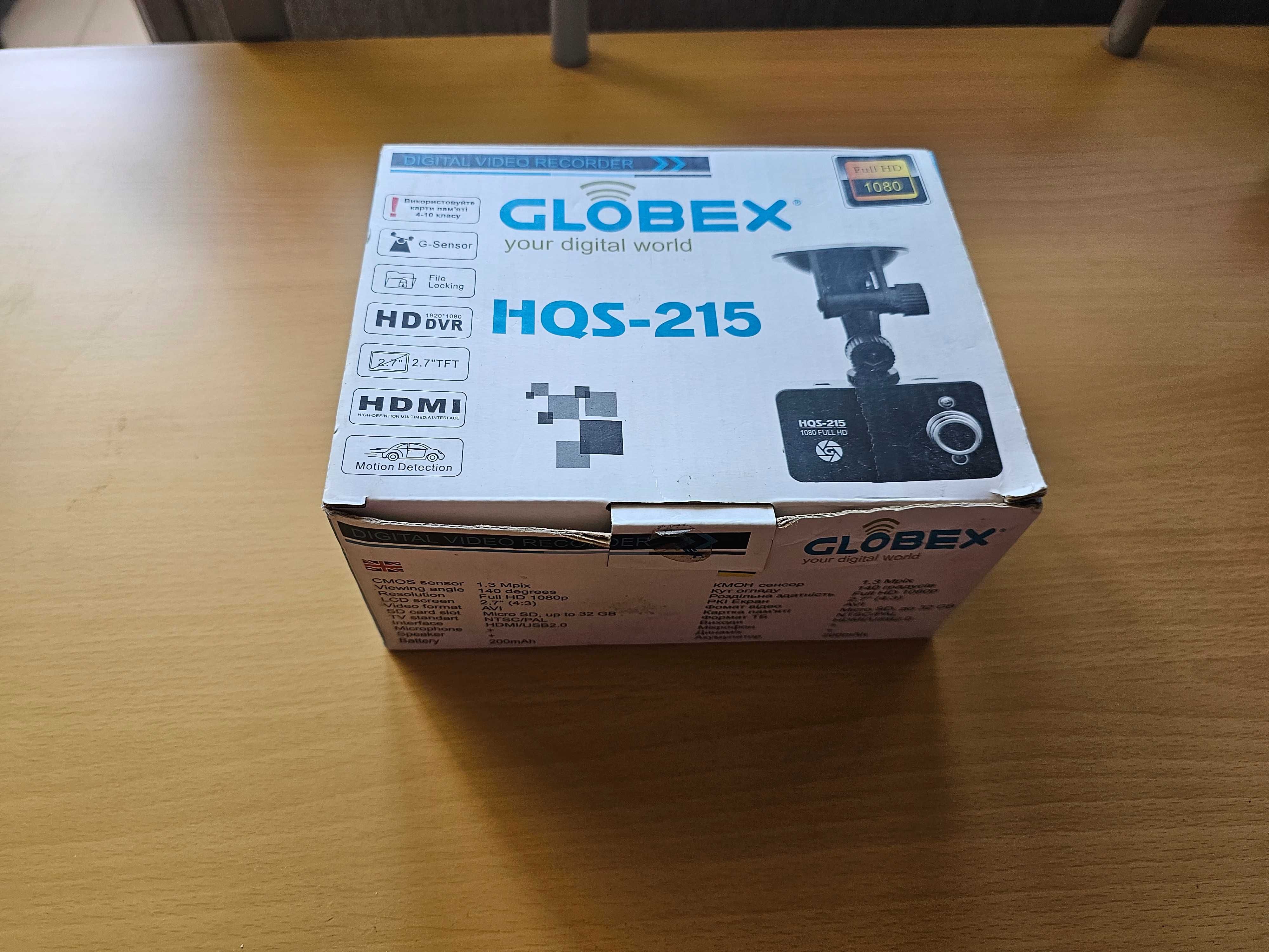 Автомобильный видеорегистратор Globex HQS-215