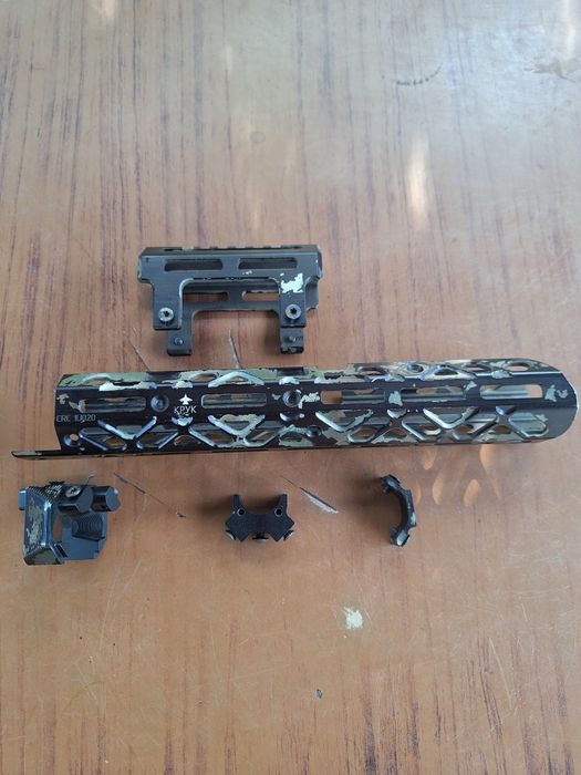 Середня цівка M-LOK від Крук з короткою накладкою для АК