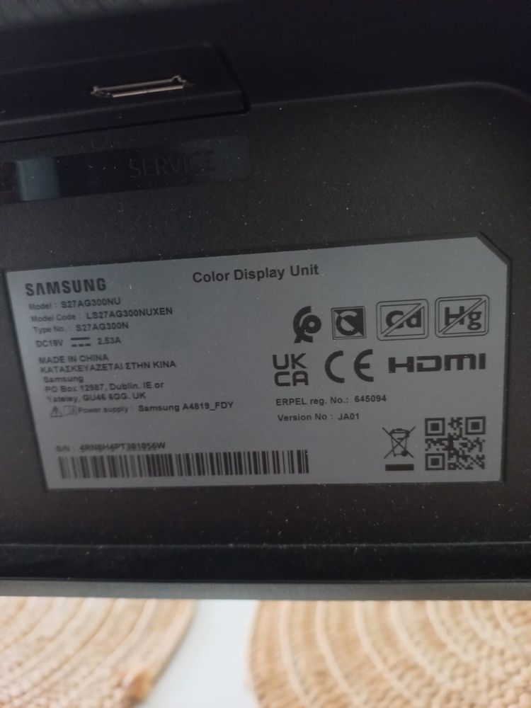 Monitor Samsung 27 cali