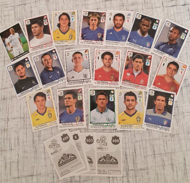 Cromos de Futebol Euro 2012