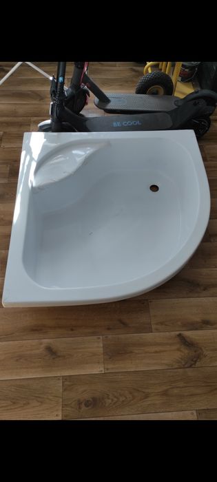 Brodzik półokrągły 90x90x24/35 plus obudowa