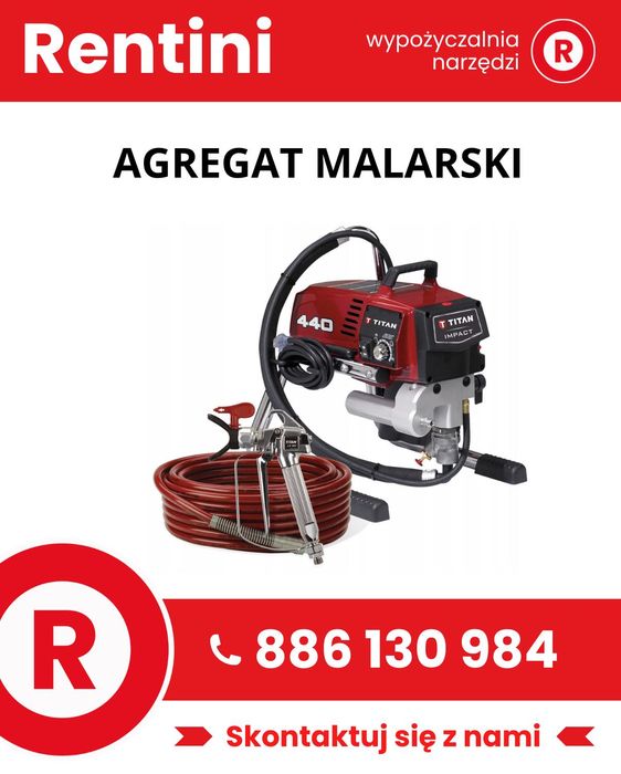 Agregat malarski | Żyrafa+odkurzacz | Lampa smugowa