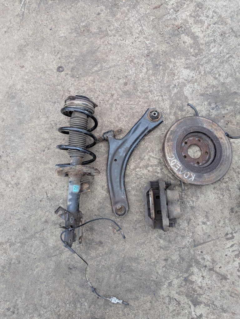 Передня, пружина, цапфа, стойка, ричаг, Renault Koleos, Nissan Qashqai