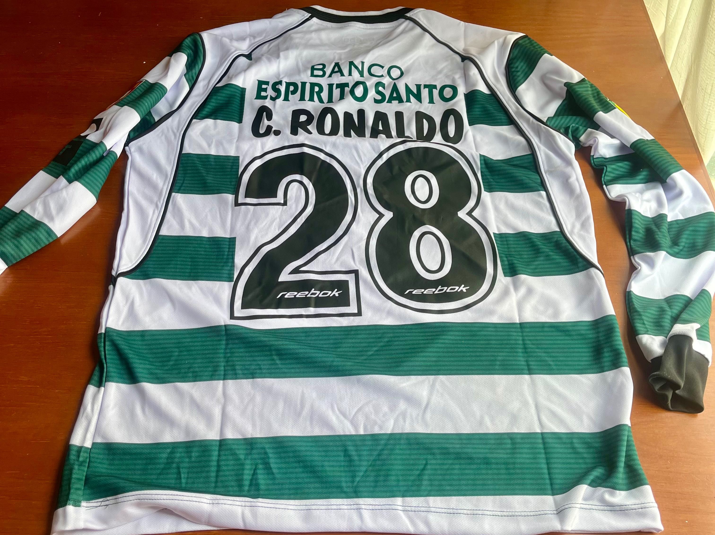 Camisola retro Sporting Ronaldo