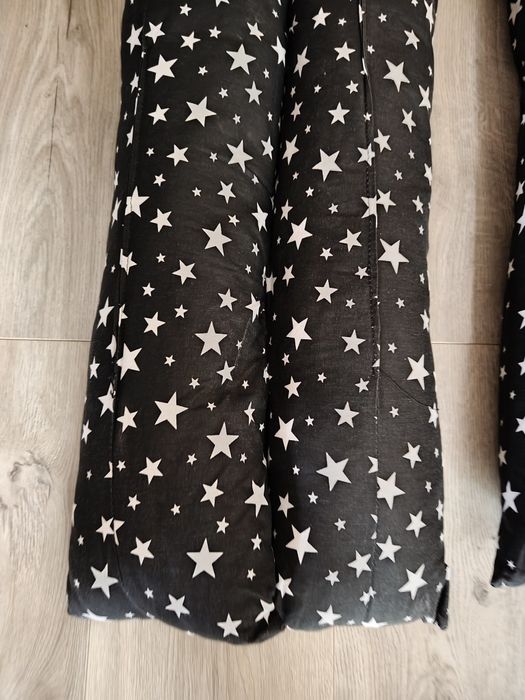 Ochraniacze do łóżka, łóżeczka, poduszki, gwiazdki 150x37, 150x62