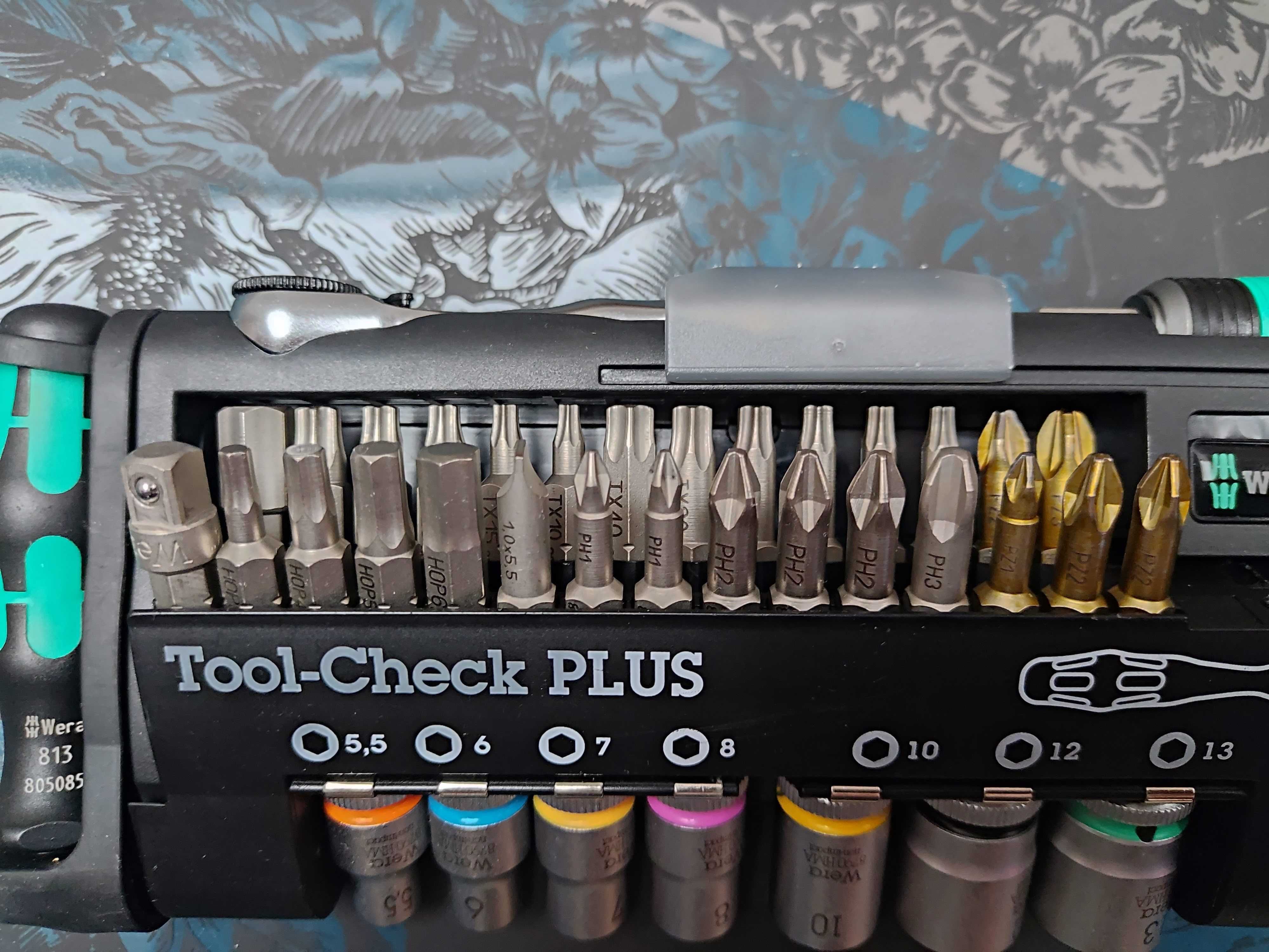 Wera Tool Check Plus z przyciskiem i klipsem