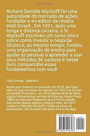 Livro Novo - GUIA PRÁTICO MÉTODO WYCKOFF PREÇO E VOLUME