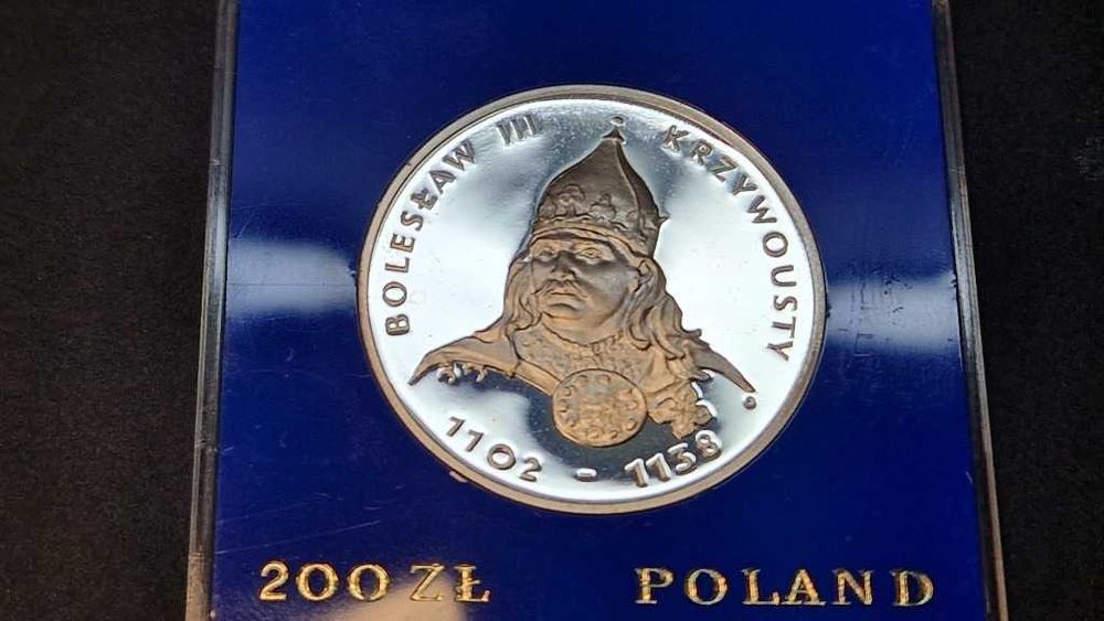 200 Zł Bolesław III Krzywousty 1982 stan-L