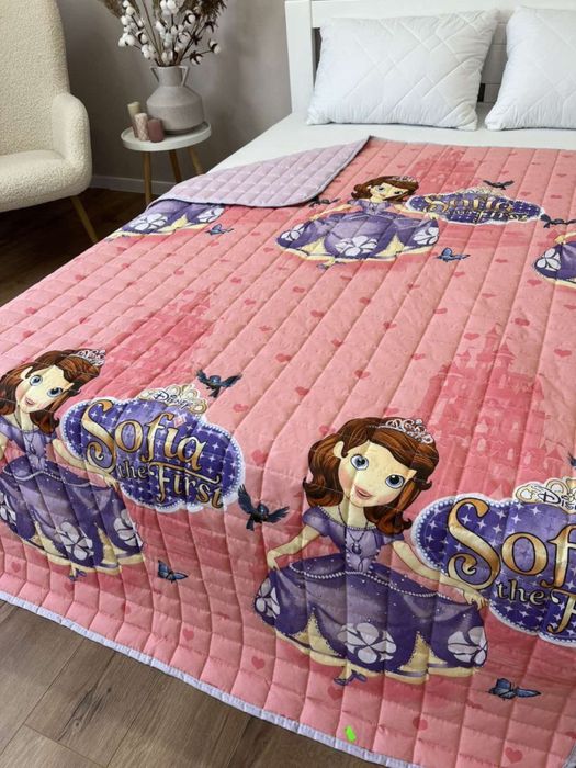 Двостороння дитяча ковдра покривало з бавовни, щенячий патруль, лол