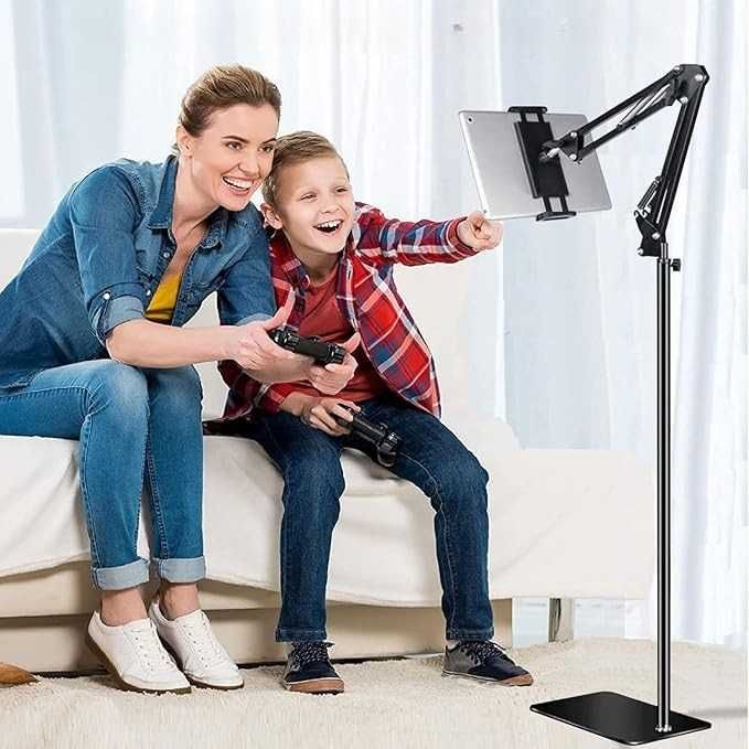 Stojak Podłogowy Tablet Telefon Uchwyt Regulowany 360°