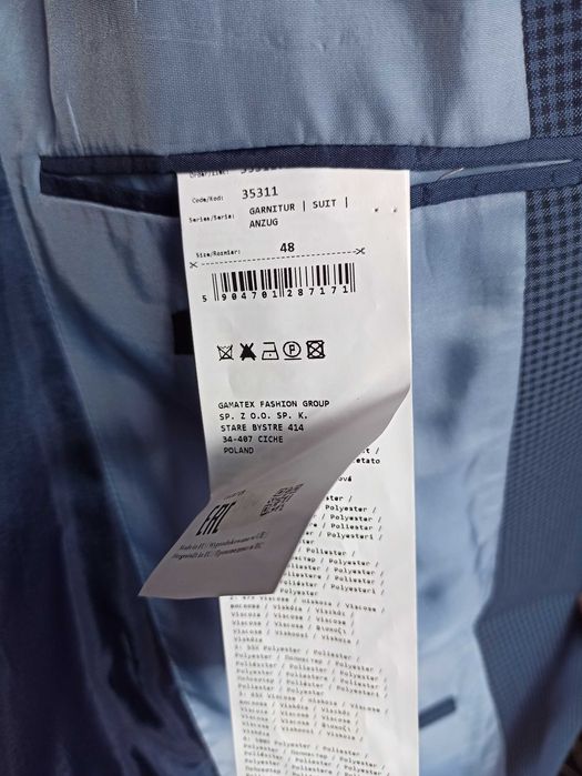 Garnitur męski (młodzieżowy)