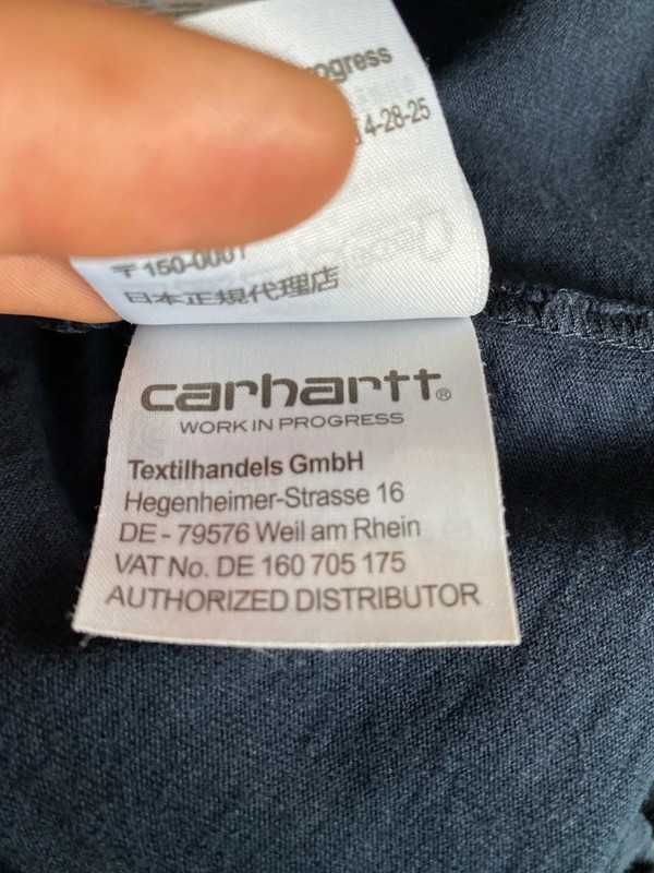 Bluzka, longsleeve Carhartt granatowy navy L streetwear workwear swag