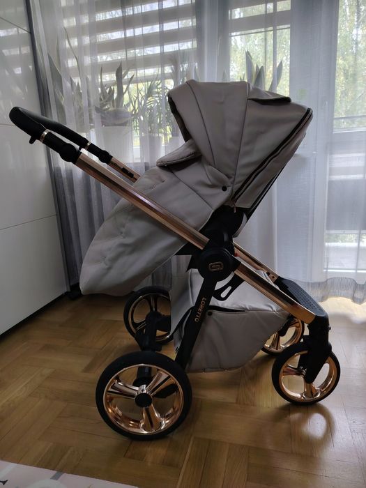 Wózek Destello LUX 4w1 z fotelikiem Avionaut Cosmo 0-13 kg + baza isof