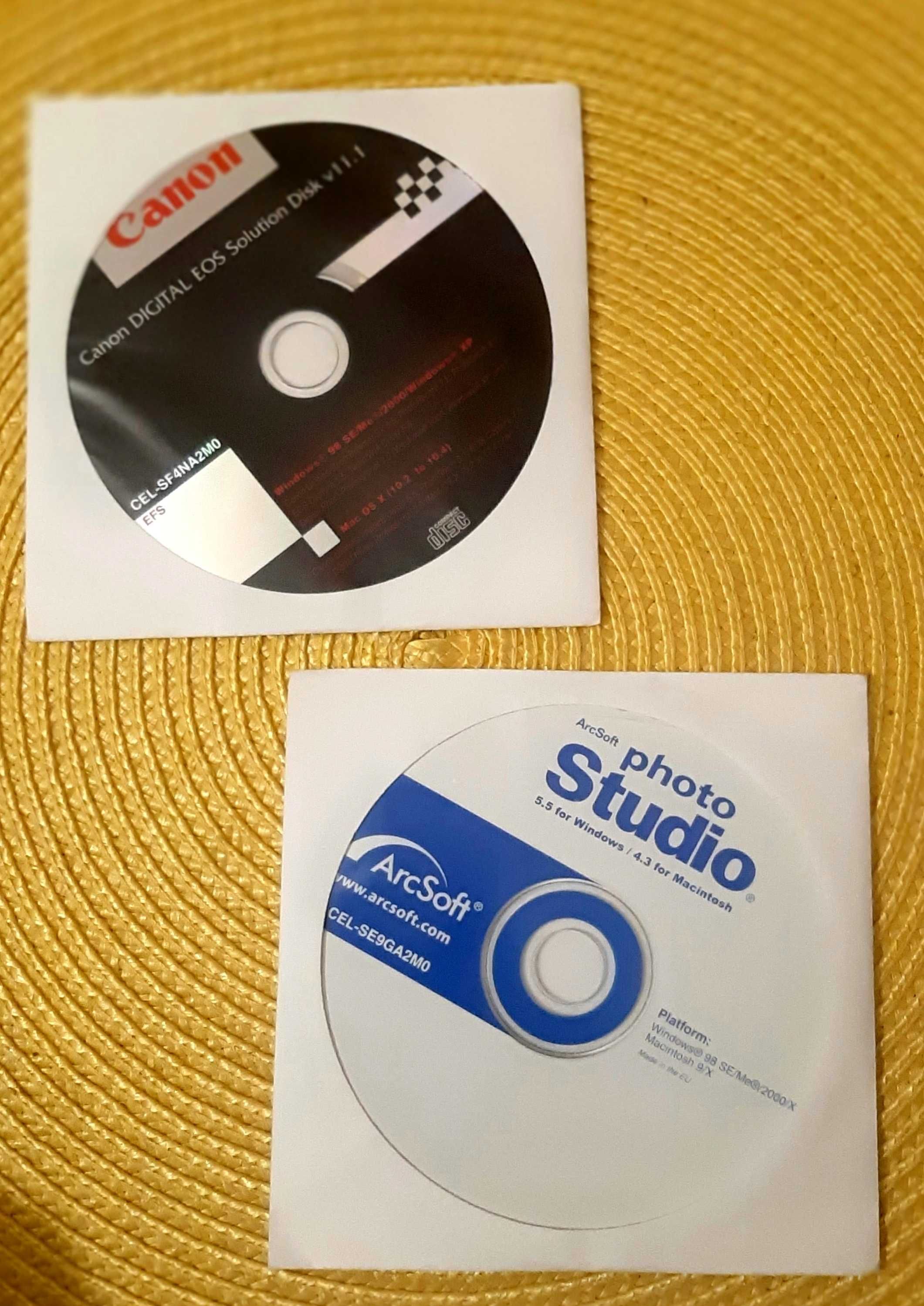 CANON.компакт-диск с инструкциями;диск с програмным обеспечением.