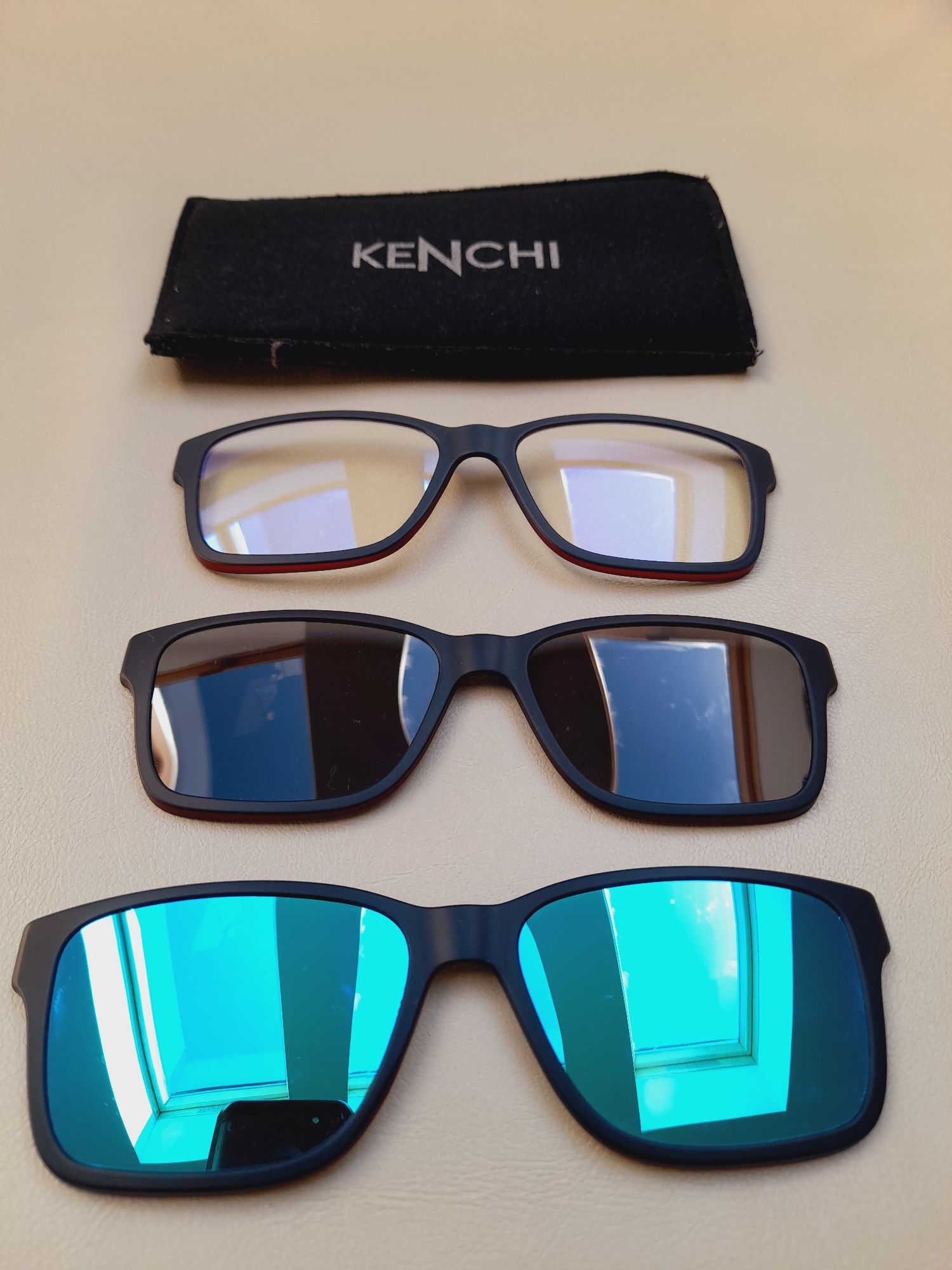 Kenchi nakładki przeciwsłoneczne magnetyczne na okulary