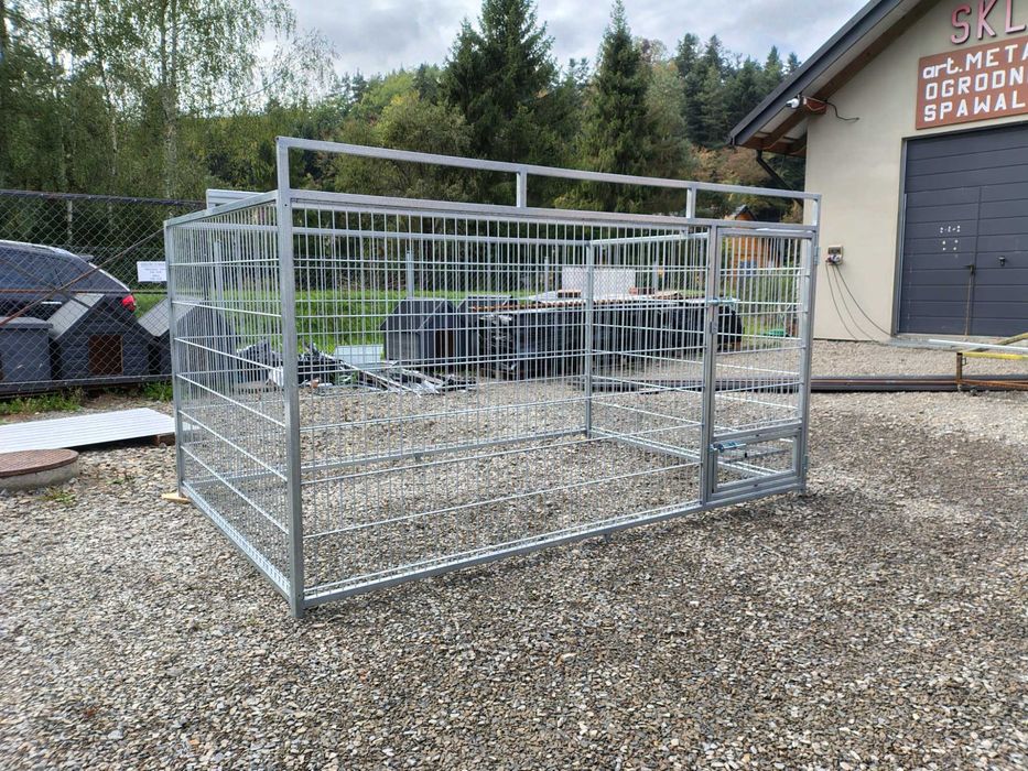 Kojec dla psa ocynkowany z siatki