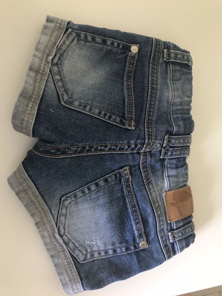 Spodenki krótkie jeans KappAhl 98cm