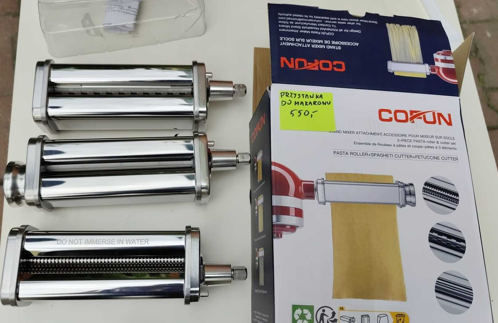 COFUN 3 sztuki nakładki do robota kuchennego Kitchenaid 3 w 1