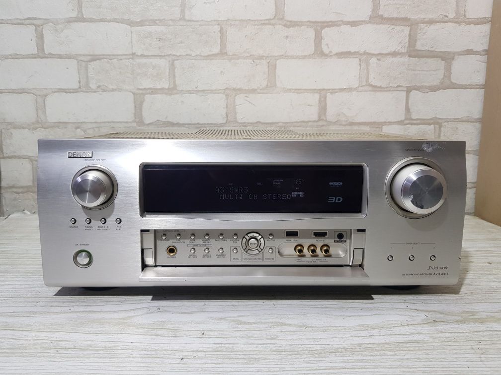 Пульт!AV ресивер/підсилювач Denon AVR-3311 7×165Вт LAN, HDMI USB
