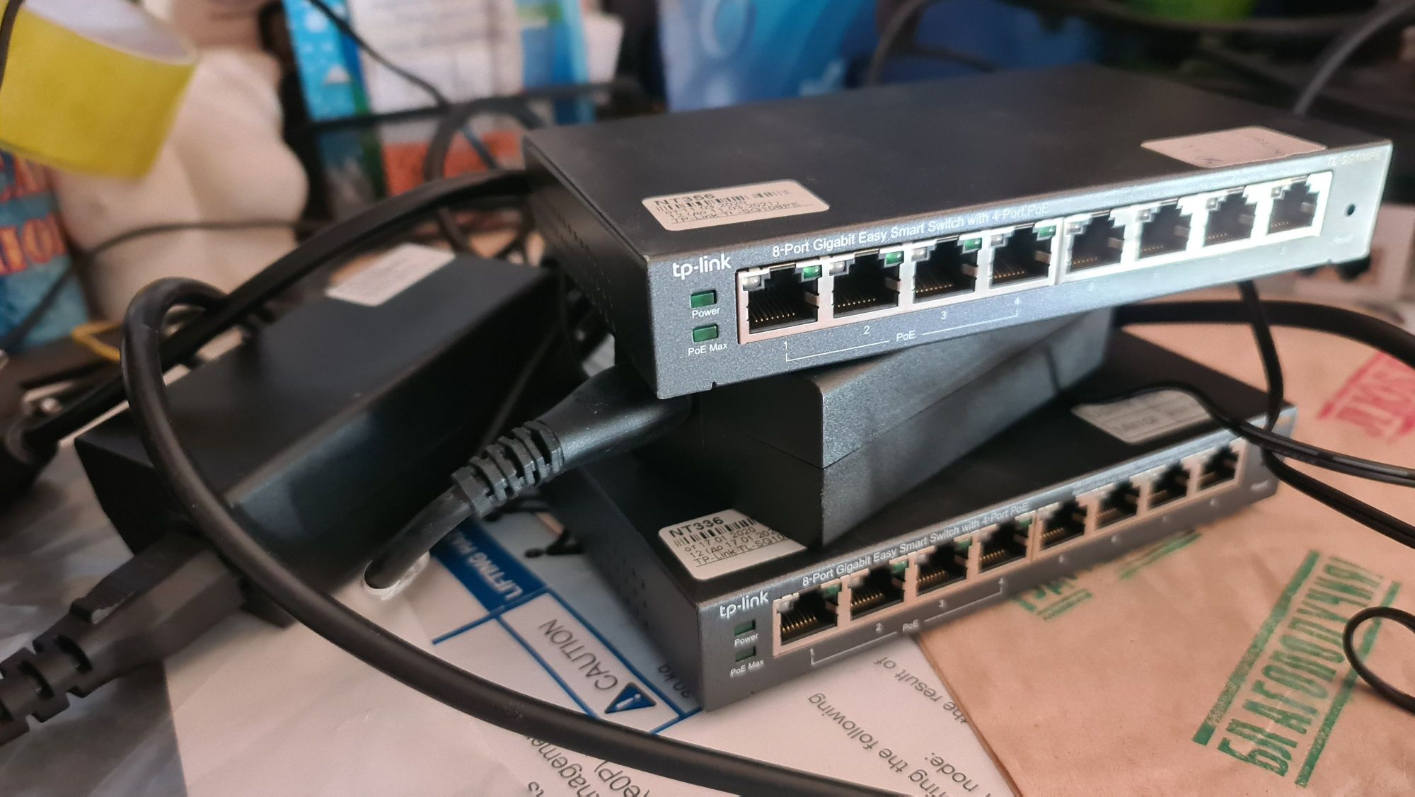 Коммутатор TP-Link TL-SG108PE+блок питания