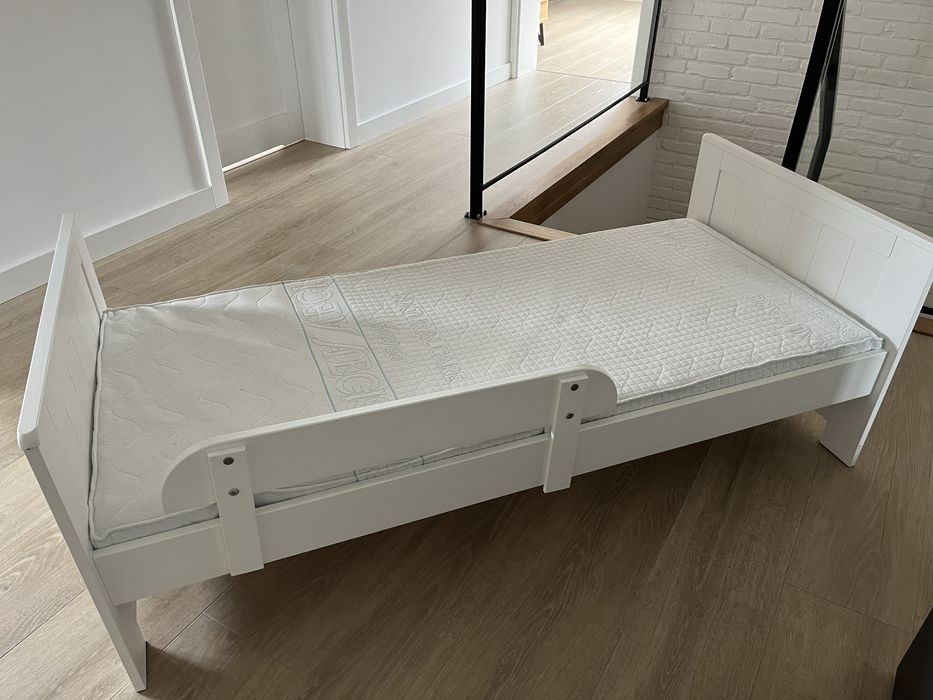 Łóżko drewniane Pinio Blanco 70x160cm białe