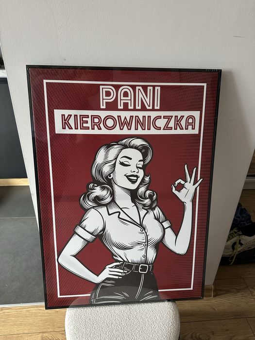 Plakat ścienny Pani kierowniczka SMUKEE 50x70