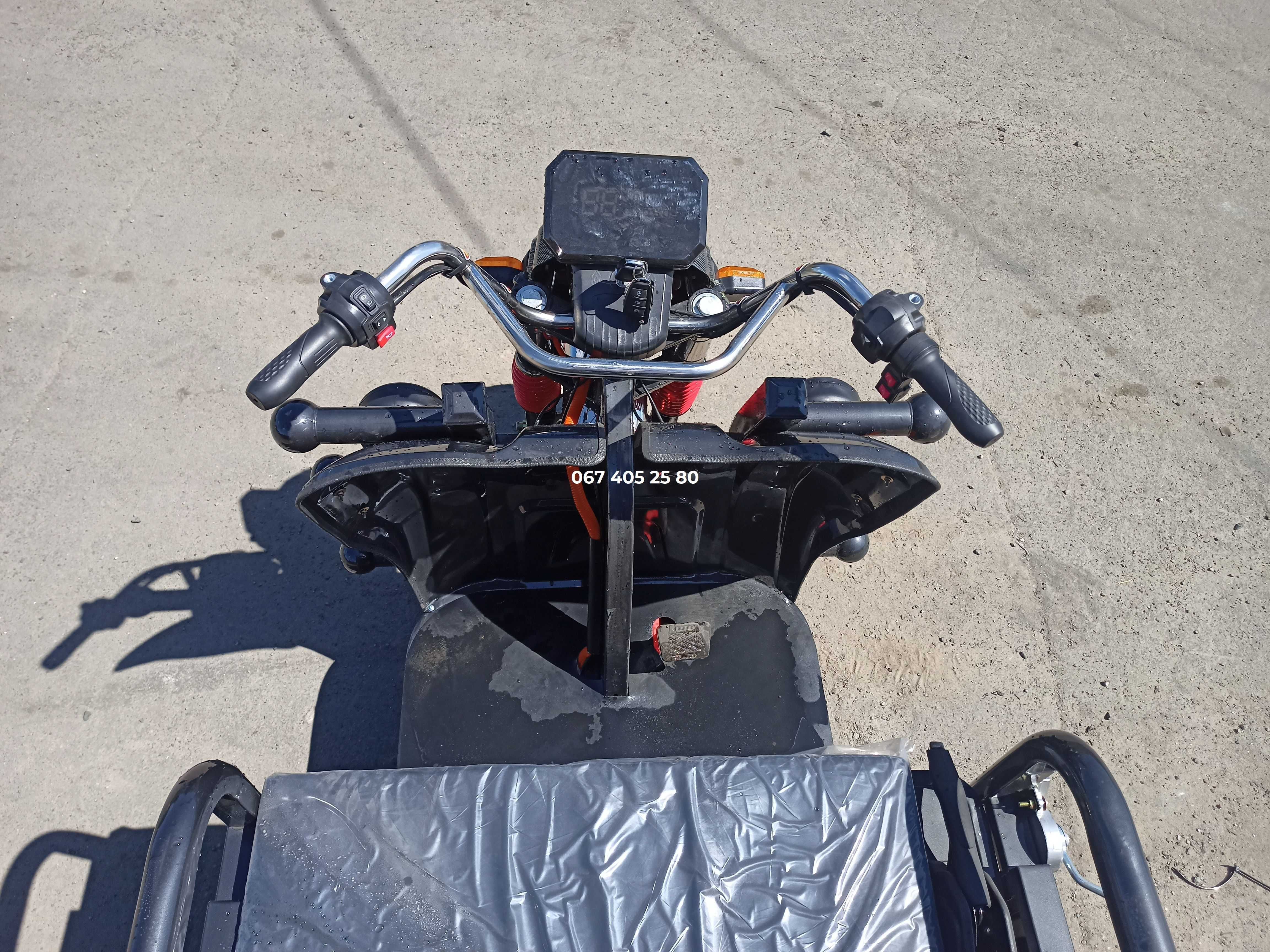Потужний Вантажний ЕлектроТрицикл XDAO 2200W 72V/100Ah Запас ходу 80км