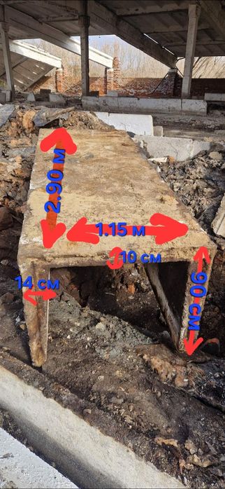 Лоток железобетонный, бетонные кормушки