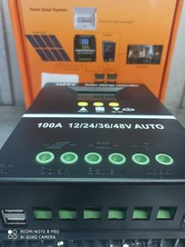 Solarny Regulator Ładowania MPPT 100A 12-48V Fotowoltaika 100V