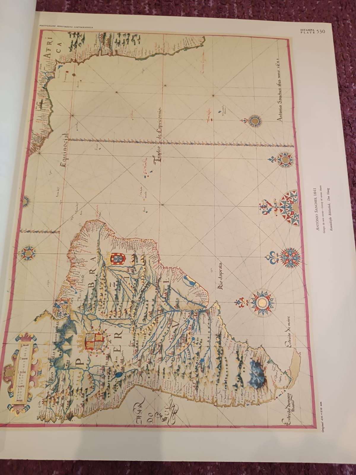 Livro - PORTVGALIAE MONVMENTA cartographia - Volume V 61cm x 50 cm