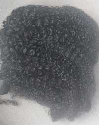 Perułka czarna 100% włosa naturalnego.